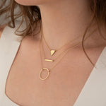 925 Sterling Silver Three Layered Necklace