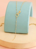 925 Sterling Silver Intermittent Bead Chain Necklace With Heart