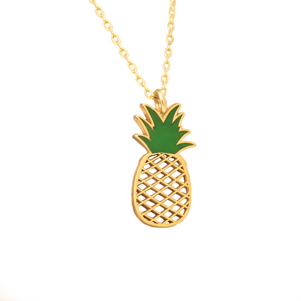 925 Sterling Silver Pineapple Necklace