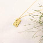925 Sterling Silver Dad Yazılı Kişiselleştirilebilir Necklace