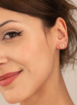 925 Sterling Silver Tiny Star Of David Earrings