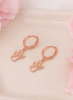 925 Sterling Silver Angel Earrings