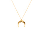 925 Sterling Silver Viking Horn Necklace