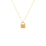 925 Sterling Silver Custom Padlock Necklace