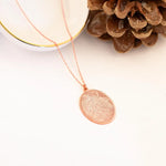 925 Sterling Silver Parmak Izi Necklace