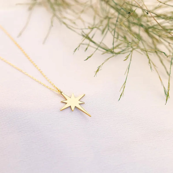 925 Sterling Silver Kuzey Kıldızı Necklace