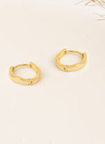 925 Sterling Silver Kalin, Zigzagli/Dalgali Hoop Earrings