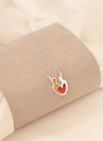 925 Sterling Silver Couple Love Necklace