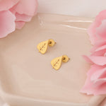 925 Sterling Silver Leaf Studs