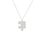 925 Sterling Silver Personalized Puzzle Necklace