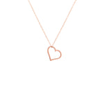 925 Sterling Silver İçi Boş Heart