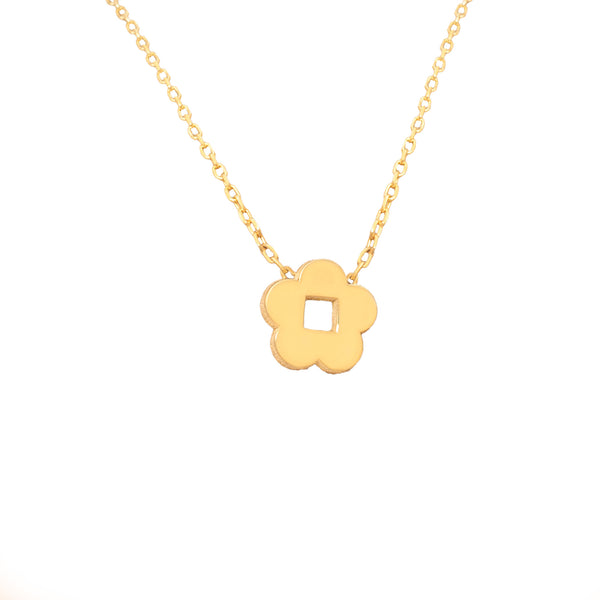 925 Sterling Silver Minimalist Daisy Necklace