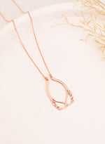 925 Sterling Silver Angel Wing Ring Holder Necklace
