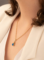 925 Sterling Silver Enamel Evil Eye Necklace