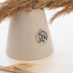 925 Sterling Silver Koi Fish Ying Yang Necklace