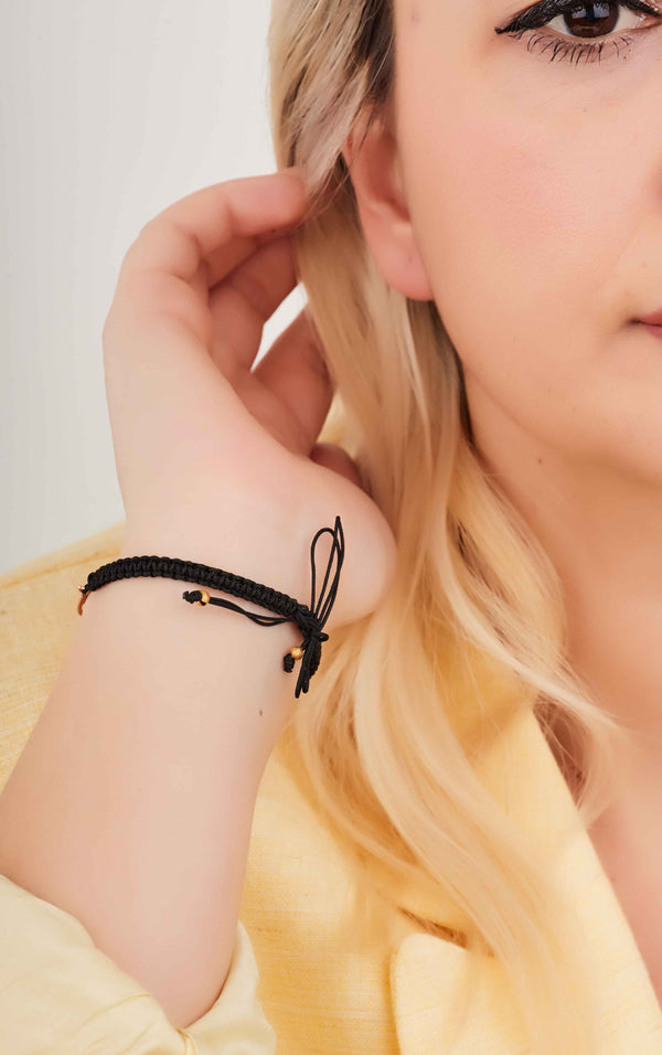925 Sterling Silver Adjustable Name Rope Bracelet