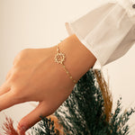 925 Sterling Silver Solar Plexus Chakra Bracelet