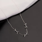 925 Sterling Silver Barbed Wire Necklace (Zi̇i̇nci̇ri̇ Cs40020)