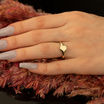 925 Sterling Silver Oval Signet Ring