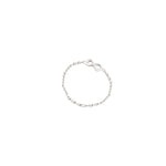 925 Sterling Silver Infinity Chain Ring