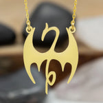 925 Sterling Silver Iron Fist Logo Necklace