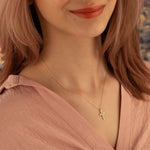 925 Sterling Silver Enamel Cross Necklace