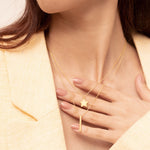 925 Sterling Silver Star And Bar Layet Necklace