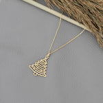 925 Sterling Silver Christmas Tree Necklace