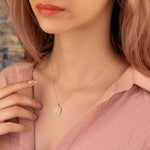 925 Sterling Silver Enamel Horus Eye Pendant