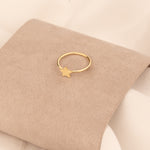 925 Sterling Silver Dışarı Çıkık Star Ring
