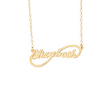 925 Sterling Silver Infinity Name Necklace
