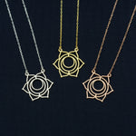 925 Sterling Silver Sacral Chakra Necklace