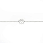 925 Sterling Silver Root Chakra Bracelet