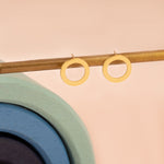 925 Sterling Silver Open Circle Studs