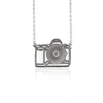 925 Sterling Silver Camera Necklace