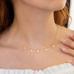 925 Sterling Silver Personalised Initial Name (Halley)