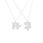 925 Sterling Silver Personalized Puzzle Necklace