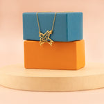 925 Sterling Silver Origami Pegasus Necklace