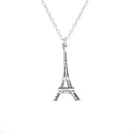 925 Sterling Silver Eiffel Tower Necklace