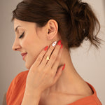 925 Sterling Silver Ghost Chine Earrings