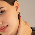 925 Sterling Silver Angel Studs 449