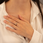 925 Sterling Silver Anksiyete Ring