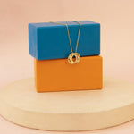925 Sterling Silver Personalized Circles Necklace 3 Hoop