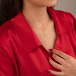 925 Sterling Silver Christmas Family Tree Necklace