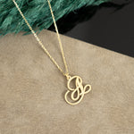 925 Sterling Silver Initial Necklace