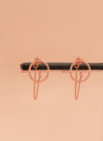 925 Sterling Silver Threader Round Earrings