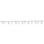 925 Sterling Silver Anklet Bracelet With Charms