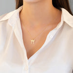 925 Sterling Silver Traditional Torii Gate Name Necklace