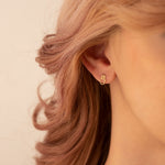 925 Sterling Silver Hamsa Studs