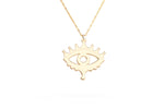925 Sterling Silver Evil Eye Necklace